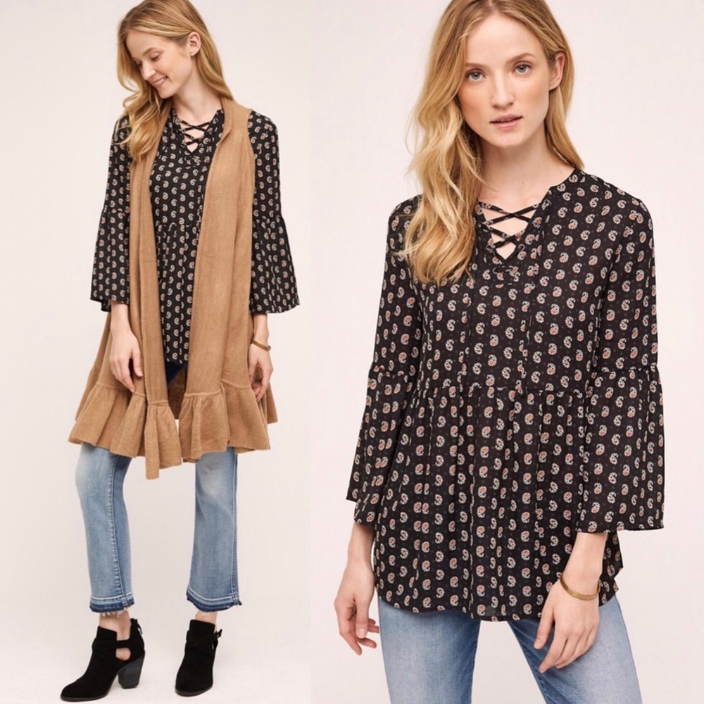 Anthropologie Sunday In Brooklyn Leucate Peplum